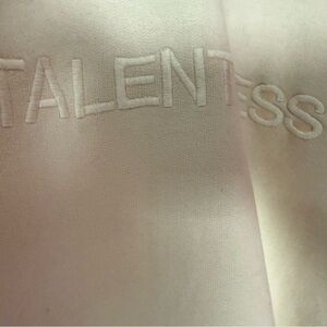 TALENTLESS Black and Cream Apparel